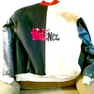 Vintage American Class “stop the violence” coat - XXL